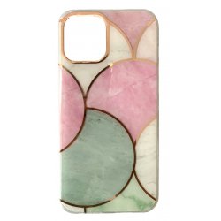 IPhone 12 Pro Max Geometric Marble Case Coloured