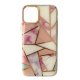 IPhone 11 Pro Geometric Marmor Case Pink