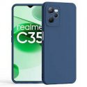 Realme C35 Silicone Case Full Camera Protection Dark Blue