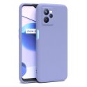 Realme C35 Silicone Case Full Camera Protection Lila