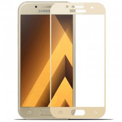 Samsung Galaxy A5 2017 A520 Tempered Glass 9H Full Cover Gold