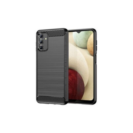 Samsung Galaxy A13 4G A135 Case Carbon Fiber Design TPU Flexible Soft Black