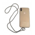 Borofone Neck Strap Universal Cell Phone Glamour Diamonds Silver
