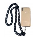 Borofone Neck Strap Universal Cell Phone TPU Chain Black