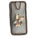 Samsung Galaxy S4 i9500 / i9505 Glamour Case Strass Butterfly