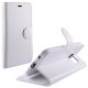 Samsung Galaxy S4 i9500 / i9505 Book Case White