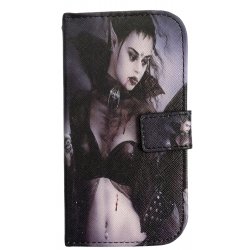 Samsung Galaxy S4 i9500 / i9505 Book Case Dark Elf
