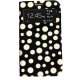 Samsung Galaxy S4 i9500 / i9505 Book Case Dots Black