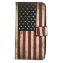 Samsung Galaxy S5 G900 Book Case American Flag