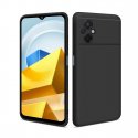 Xiaomi Pocofone M5 Silky And Soft Touch Silicone Cover Full Camera Protection Black