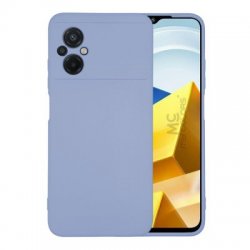 Xiaomi Pocofone M5 Silky And Soft Touch Silicone Cover Full Camera Protection Lila