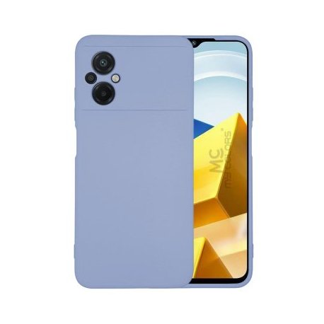 Xiaomi Pocofone M5 Silky And Soft Touch Silicone Cover Full Camera Protection Lila
