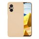 Xiaomi Pocofone M5 Silky And Soft Touch Silicone Cover Full Camera Protection Sand Pink