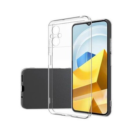 Xiaomi Pocofone M5 Silicone Case Full Camera Protection Transperant