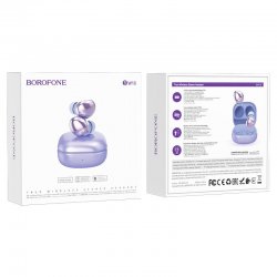 Borofone BW10 Magic Rhyme TWS Wireless Earphones Purple