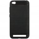 Xiaomi Redmi 5A Case Carbon Fiber Design TPU Flexible Soft Black