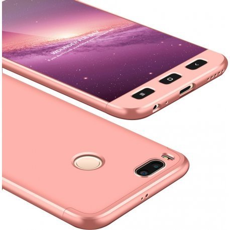 Xiaomi Redmi 4A Ultra Thin 360° Full Body Protective Case RoseGold