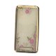 Xiaomi Redmi 4A Case Plating Flora Diamond Chic Flower Soft TPU Silicone Gold