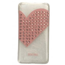 Xiaomi Redmi 4A Electroplated Case Heart Strass