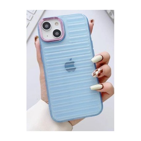 IPhone 12/12 Pro Soft Air Cushion Case Transperant Blue