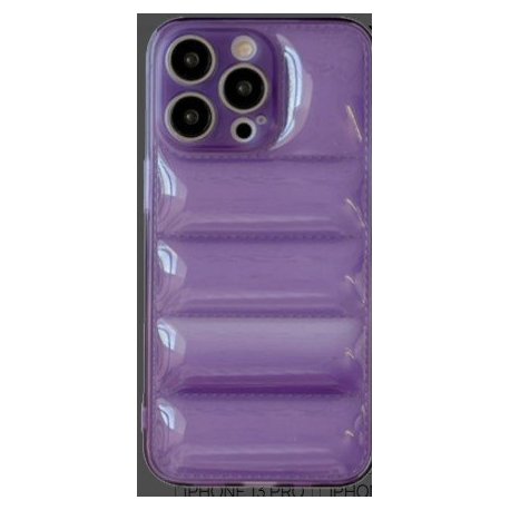 IPhone 11 Pro Max Puffer Case Transperant Purple