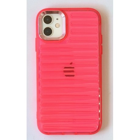 IPhone 11 Pro Max Soft Air Cushion Case Transperant Hot Pink