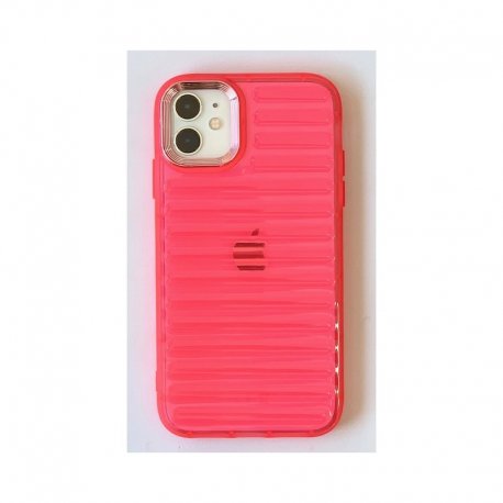 IPhone 14 Pro Soft Air Cushion Case Transperant Hot Pink