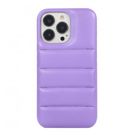 IPhone 14 Pro Puffer Case Jacket Cover Lila