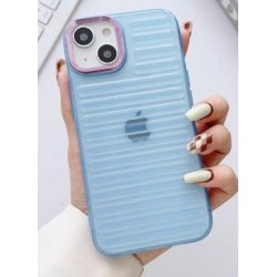 IPhone 14 Soft Air Cushion Case Transperant Blue