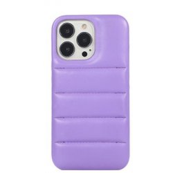 IPhone 14 Pro Max Puffer Case Jacket Cover Lila