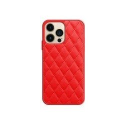 IPhone 11 Pro Max Quilted SemiHard Cover Case Red