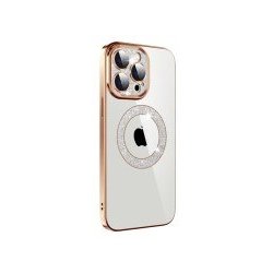 IPhone 13 Pro Max Plate Glitter Case Gold