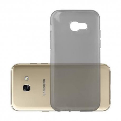 Samsung Galaxy A3 2017 A320 Silicone Case Black Transperant