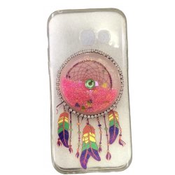 Samsung Galaxy A3 2017 A320 Liquid Glitter Case Dreamcatcher Pink