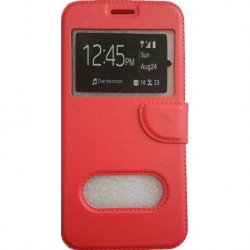 Samsung Galaxy A3 2017 A320 Book Case S-View Red