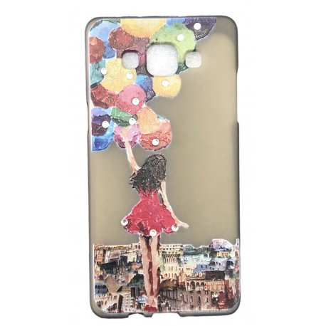 Samsung Galaxy A5 A500 Electroplated Case Balloon Girl