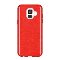 Samsung Galaxy A6 2018 A600 Glitter Case Red
