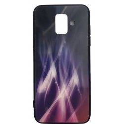 Samsung Galaxy A6 2018 A600 Electroplated Case Purple Art