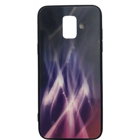 Samsung Galaxy A6 2018 A600 Electroplated Case Purple Art