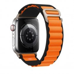Apple Watch 38/40/41mm Alpine Loop Band Orange Black