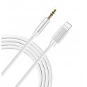 MBaccess JH-023 Aux-4 Lightning to 3.5mm Audio Cable 1m White Bulk