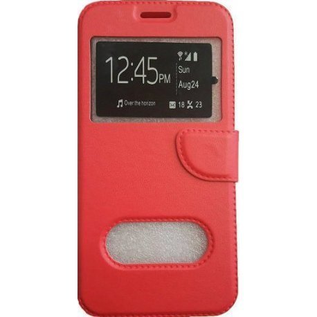 Samsung Galaxy A6 2018 A600 Book Case S-View Red