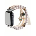Apple Watch Boho Bracelet Wrist Belt 42/44/45/49mm White