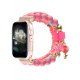 Apple Watch Boho Bracelet Wrist Belt 42/44/45/49mm Hot Pink