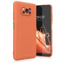 Xiaomi Pocofone X3 Silky And Soft Touch Silicone Cover Camera Protect Orange