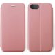 Samsung Galaxy A6 Plus A605 Hard Book Case Magnet RoseGold