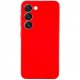 Samsung Galaxy S23 S911 Silky And Soft Touch Silicone Cover Red