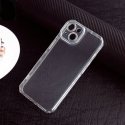 IPhone 14 Plus/15 Plus Four Sided Airbag With Camera Protection Clear Transparent Silicone Case
