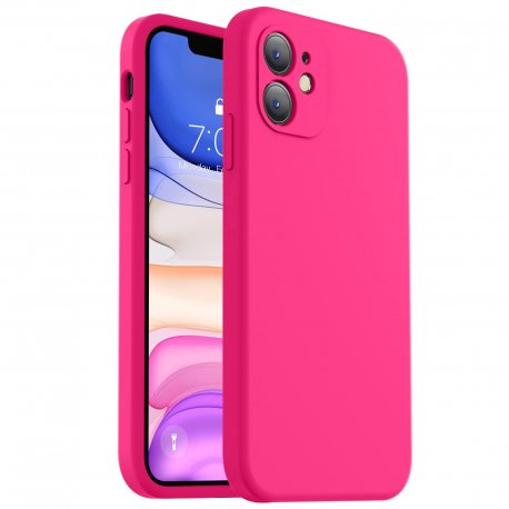 IPhone 11 Silicone Case Sliding Protection Camera Lens Window Light Blue