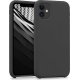 IPhone 12/12 Pro Silicone Oem LO Case Dark Grey